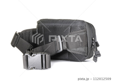 Backpack bag gear protective color khaki, tactical sports equipment isolated on white background Backpack bag gear protective color khaki, tactical sports equipment isolated on white background 112012509