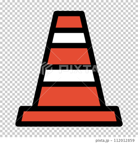 Color work tool single item icon color cone 112012859