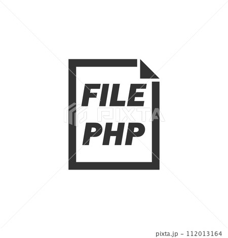 PHP File icon flat PHP File icon flat 112013164