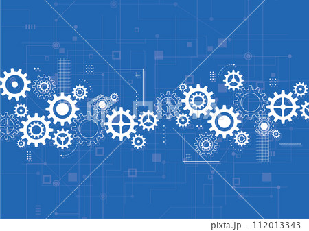 Abstract gear wheel mechanism background. Machine technology. Vector illustration Abstract gear wheel mechanism background. Machine technology. Vector illustration 112013343