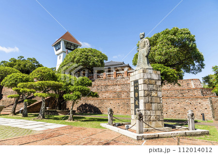 The building view of the Anping Old Fort in Tainan, Taiwan which is the earliest fortress building in Taiwan. 112014012