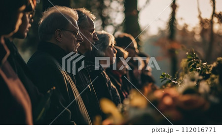 Death, funeral and coffin Death, funeral and coffin 112016771