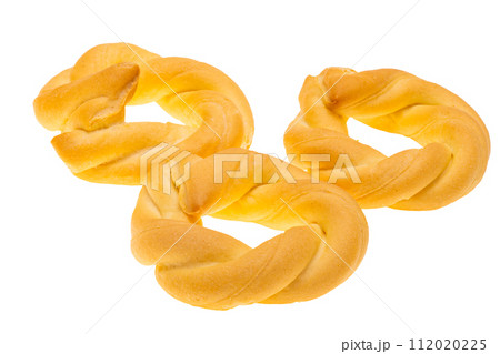 Italian dry bread isolated Italian dry bread isolated 112020225