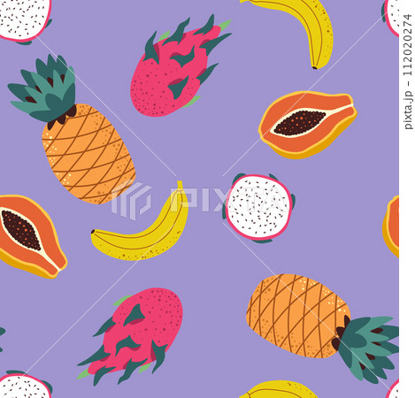 Tropical Fruit Mix Pattern Tropical Fruit Mix Pattern 112020274
