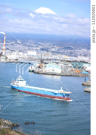 田子の浦みなと公園からの富士山 112020801