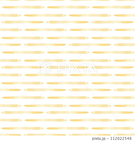 Abstract background. Yellow watercolor lines. Seamless pattern 112022548