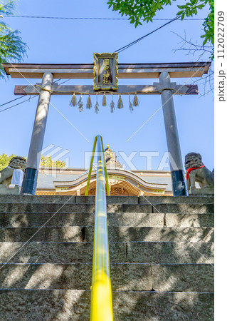 大阪府四條畷市清滝中町の國中神社(大蛇宮) 鳥居 大阪府四條畷市清滝中町の國中神社(大蛇宮) 鳥居 112022709
