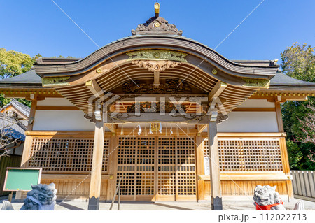 大阪府四條畷市清滝中町の國中神社（大蛇宮）　拝殿 112022713