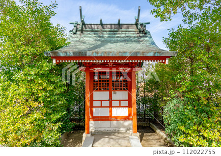 大阪府守口市金田町の津嶋部神社　摂社末社　白龍稲荷神社 112022755