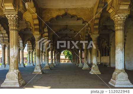 Agra Fort Diwan I Am, Hall of Public Audience, in agra, india 112022948