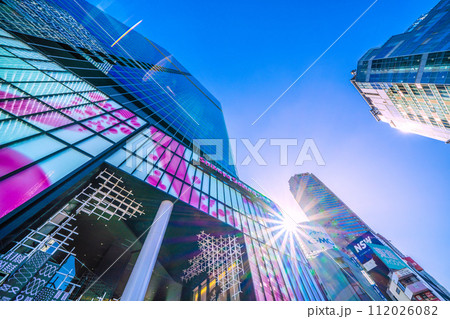日本の東京都市景観 渋谷サクラステージなどを望む。渋谷新時代へ希望の光＝令和6年2月27日 112026082
