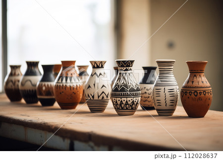 Traditional Ceramic Vases Lineup Traditional Ceramic Vases Lineup 112028637