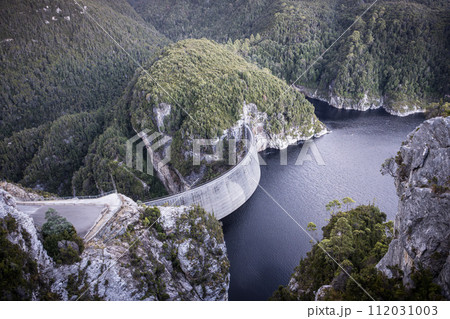 Gordon Dam in Tasmania Australia Gordon Dam in Tasmania Australia 112031003