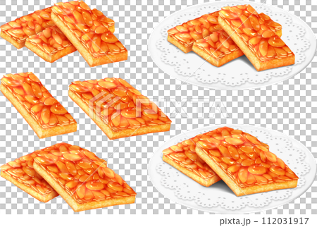 フロランタン 洋菓子 皿 レースペーパー セット フロランタン 洋菓子 皿 レースペーパー セット 112031917