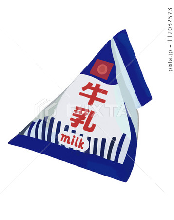 牛乳（テトラパック青）ストローなし 112032573