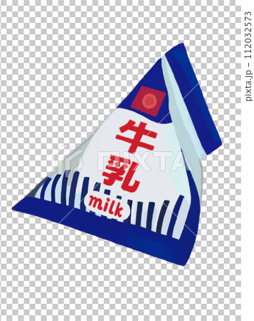 牛乳（テトラパック青）ストローなし 112032573