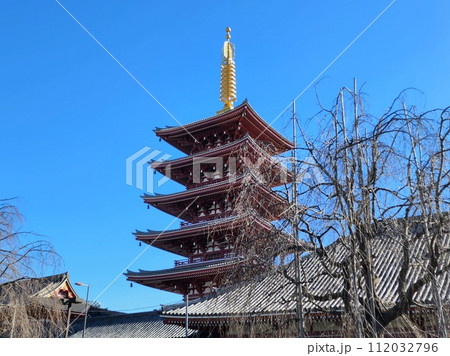 浅草寺五重の塔 浅草寺五重の塔 112032796