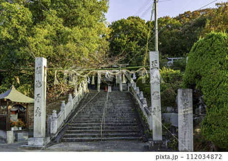 加麻良神社　注連柱　香川県観音寺市 112034872