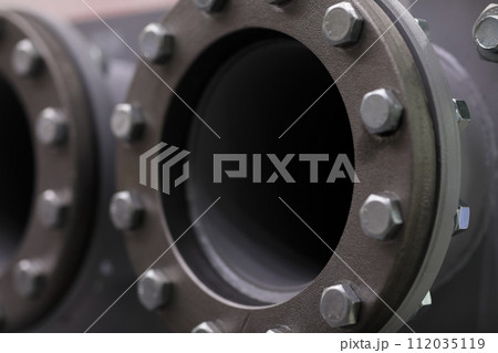 steel pipes with flanges for bolted connections 112035119