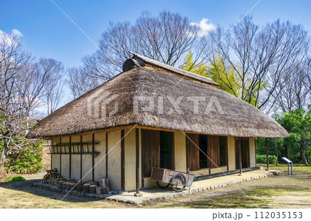 東京都 府中市郷土の森博物館 旧越智家(おちけ)住宅 江戸時代後期に創建された府中の茅葺農家 東京都 府中市郷土の森博物館 旧越智家(おちけ)住宅 江戸時代後期に創建された府中の茅葺農家 112035153