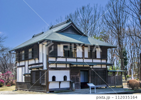 東京都　府中市郷土の森博物館　旧府中郵便取扱所　明治5年から明治22年まで矢島家が使用された 112035164