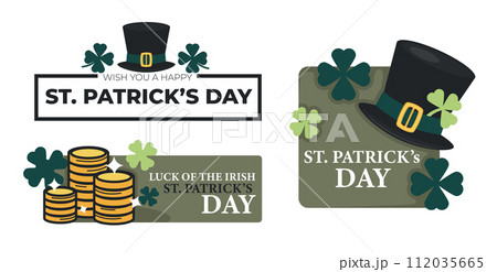 Wish you happy Saint Patricks day, Irish holiday 112035665