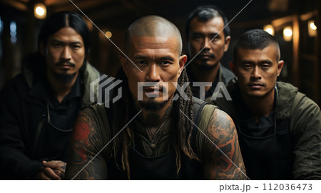 刺青・タトゥー・入れ墨の入った彫師・ギャング・半グレ・マフィア・犯罪組織・麻薬の密売人 刺青・タトゥー・入れ墨の入った彫師・ギャング・半グレ・マフィア・犯罪組織・麻薬の密売人 112036473