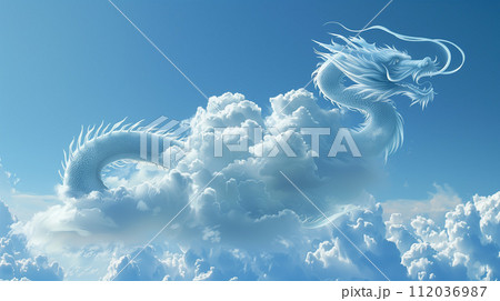 雲の中の龍　空のドラゴン 112036987