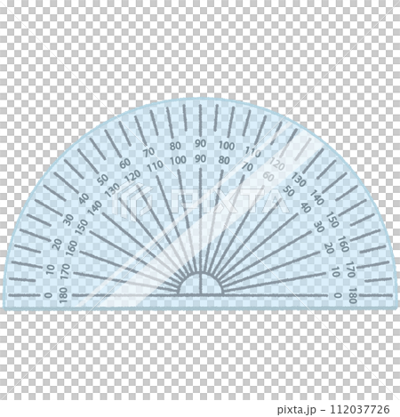 Illustration of protractor 112037726