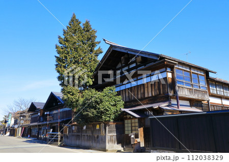内蔵の町　増田の町並み風景 112038329