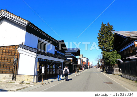 内蔵の町　増田の町並み風景 112038334