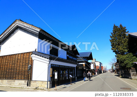 内蔵の町　増田の町並み風景 112038335
