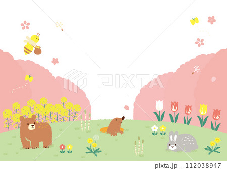 スプリングフェア イラスト スプリングフェア イラスト 112038947