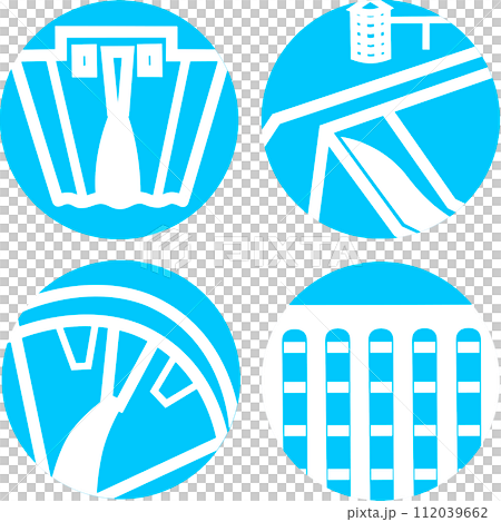 dam icon dam icon 112039662