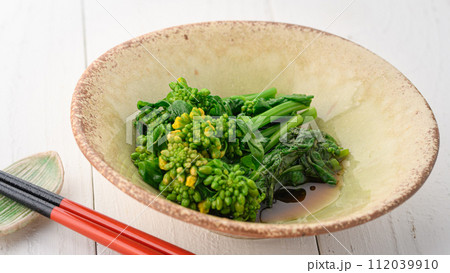 春の贅沢 菜の花のおひたし 112039910