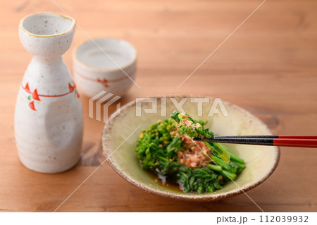 春の贅沢 菜の花のおひたし 112039932