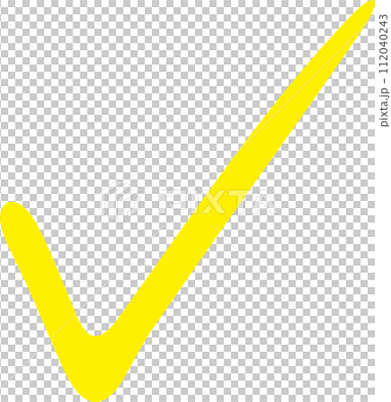 Check mark hand drawn Check mark hand drawn 112040243