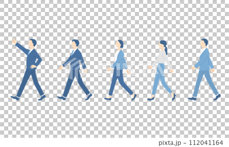 Business person walking with a goal Business person walking with a goal 112041164