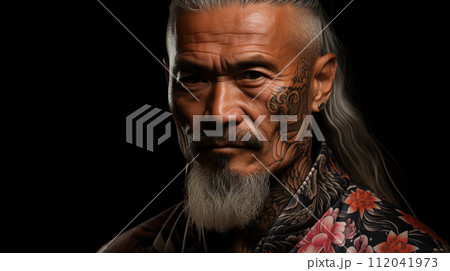 暴力団・ヤクザ・ギャングのボス・組長(高齢者) 暴力団・ヤクザ・ギャングのボス・組長(高齢者) 112041973