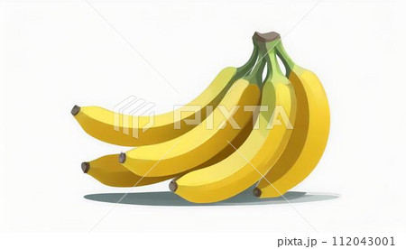 バナナ 白背景 バナナ 白背景 112043001