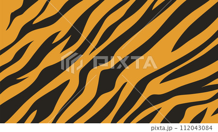 Abstract Tiger Stripe Pattern Design Abstract Tiger Stripe Pattern Design 112043084