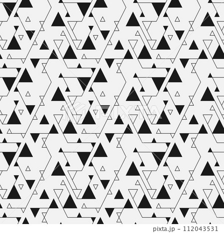 Abstract seamless geometric pattern. 112043531