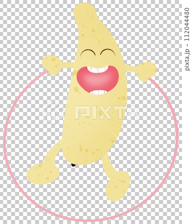 Banana is jumping rope  112044480