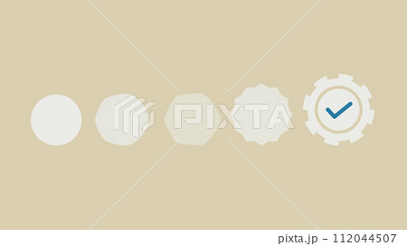 円形は変化してギアになっています。 112044507