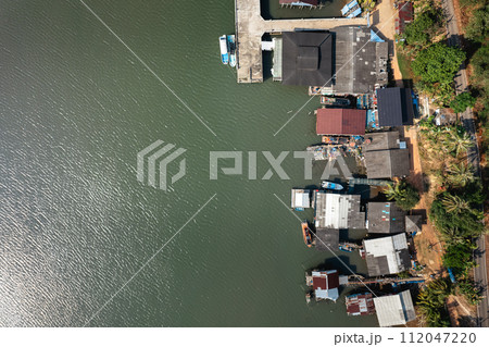 Seaside villages and mangrove forests on the island Seaside villages and mangrove forests on the island 112047220
