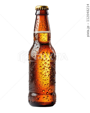bottle of beer isolated 112048214