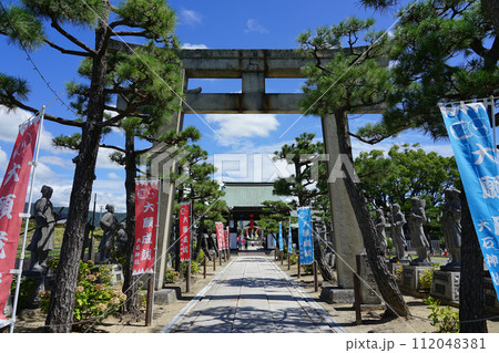忠臣蔵の赤穂大石神社(兵庫県赤穂市) 忠臣蔵の赤穂大石神社(兵庫県赤穂市) 112048381