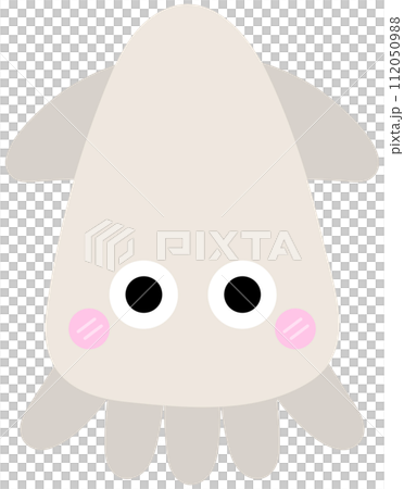 Cute Sea Animal in Children Style Cartoon fish Sea set squid 112050988