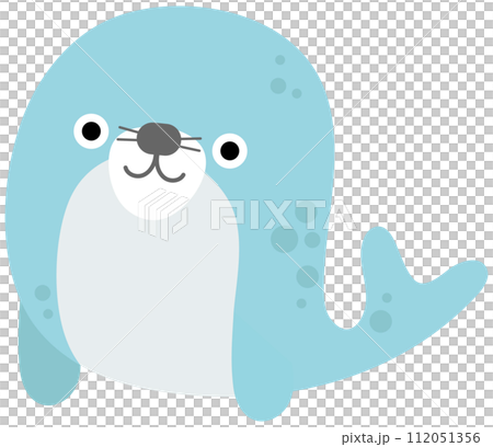 Cute Sea Animal in Children Style Cartoon fish Sea set seal sea lion Cute Sea Animal in Children Style Cartoon fish Sea set seal sea lion 112051356