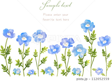 ネモフィラのフレーム ネモフィラのフレーム 112052559